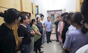 学院领导看望2020级新生