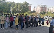 马克思主义学院组织开展消防演练