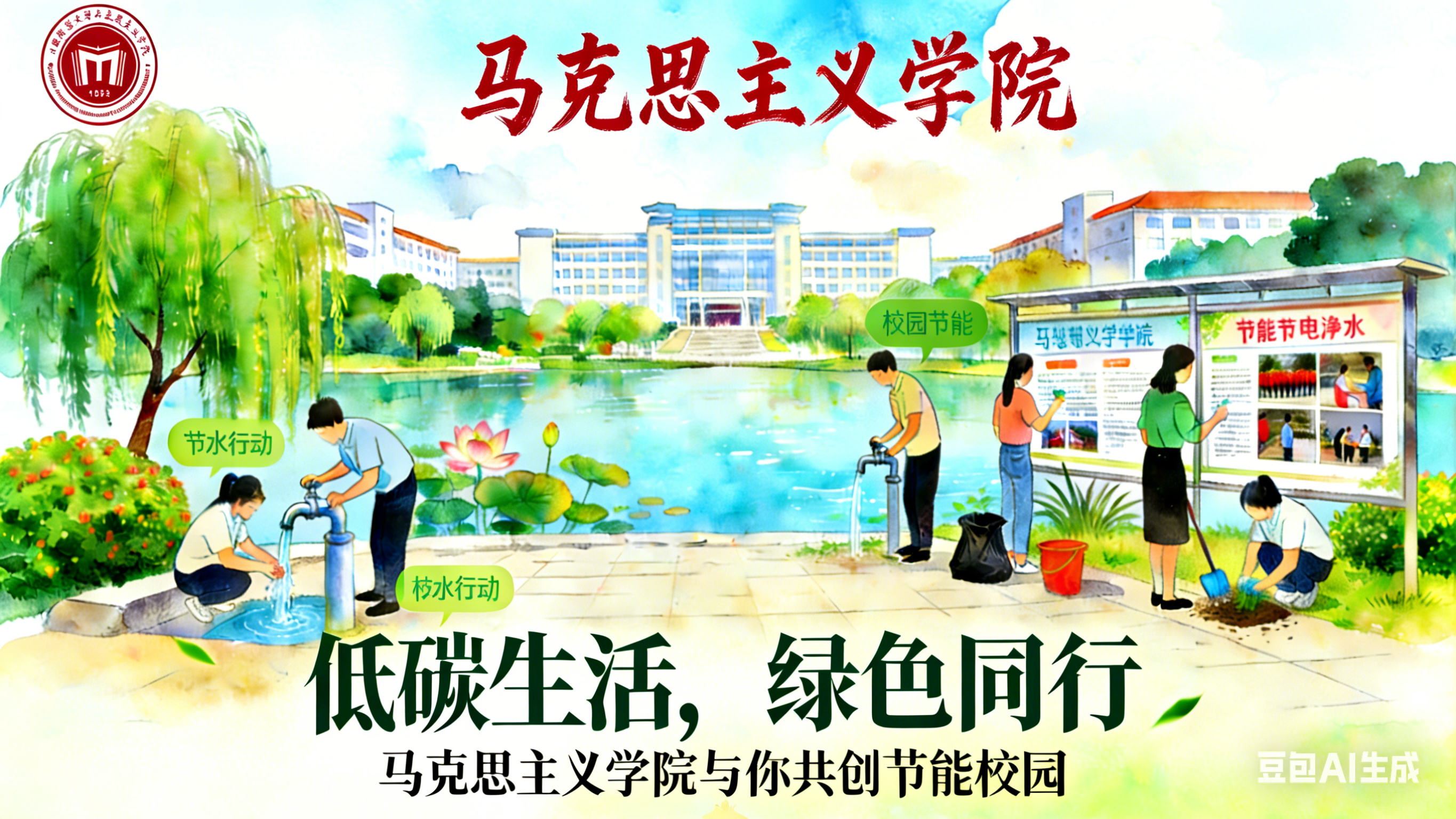 3.马克思主义学院节能活动宣传