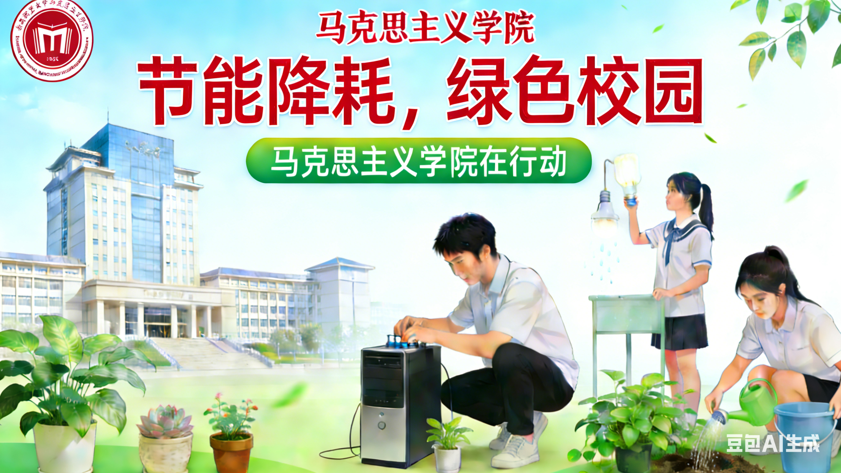 4.马克思主义学院节能活动宣传